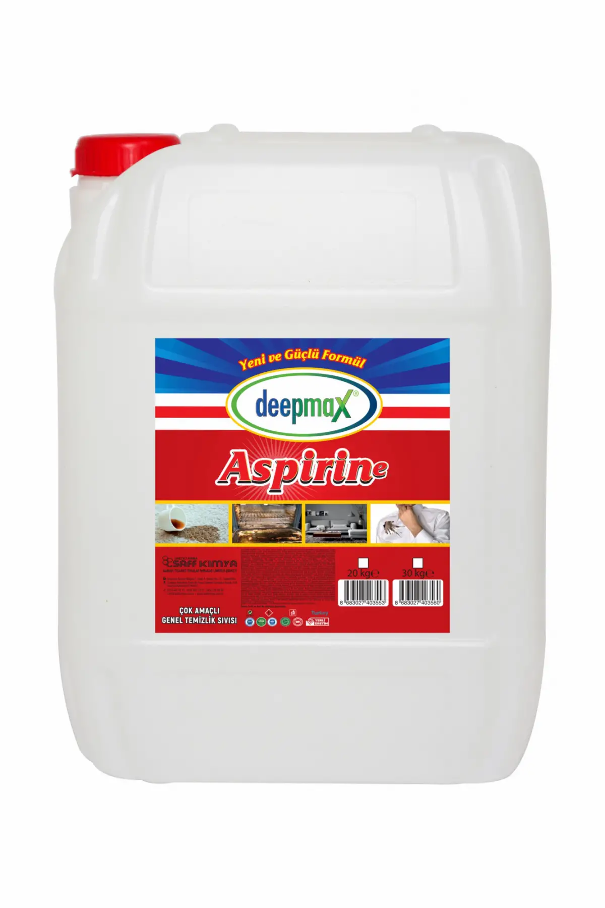 Aspirine Çok Amaçlı Temizleyici 20Kg